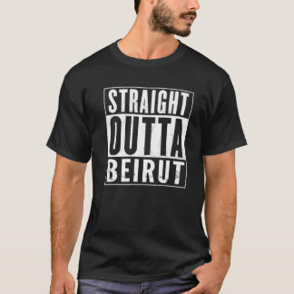 Rak Outta Beirut Vintage Distress Funny T Shirt