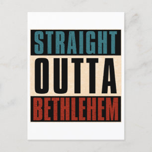 Rak Outta Bethlehem Pennsylvania PA Vykort