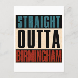Rak Outta Birmingham Alabama AL Helg Vykort