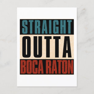 Rak Outta Boca Raton Florida FL Vykort