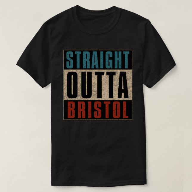 Rak Outta Bristol Connecticut CT T Shirt (Design framsida)