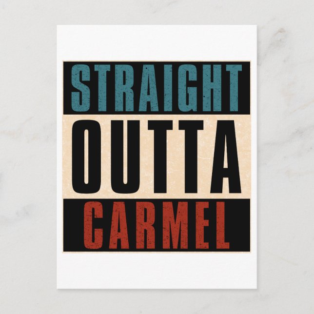 Rak Outta Carmel Indiana IN Vykort (Framsida)