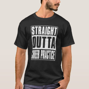 Rak Outta Cheer Practice Kids Girls Boys Grad T Shirt