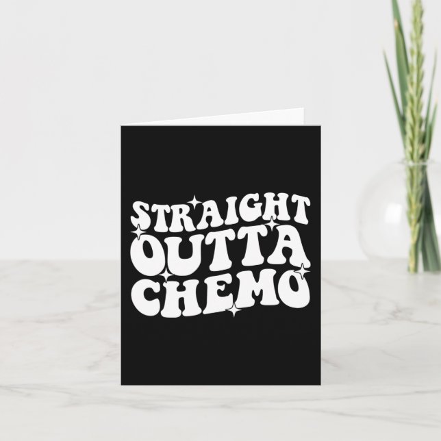 RAK OUTTA CHEMO World Cancer Day Gift Awarene Kort (Framsida)