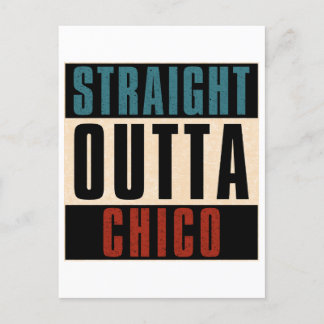 Rak Outta Chico California CA Vykort