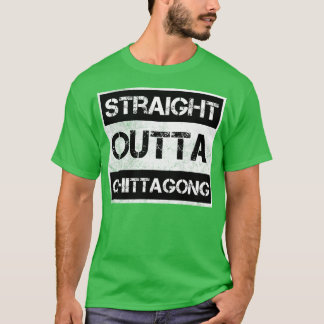 Rak Outta Chittagong Bangladesh Vintage Distr T Shirt