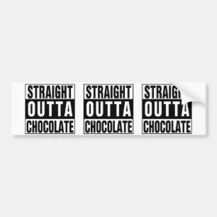Rak Outta Chocolate Bildekal