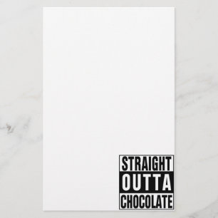 Rak Outta Chocolate Brevpapper