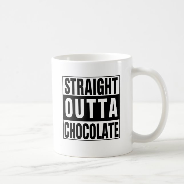 Rak Outta Chocolate Kaffemugg (Höger)
