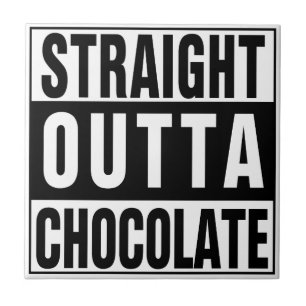 Rak Outta Chocolate Kakelplatta
