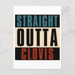 Rak Outta Clovis California CA Vykort