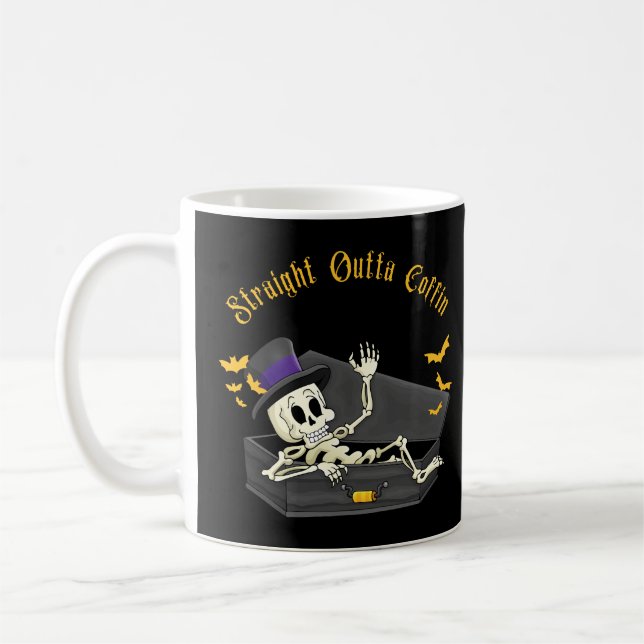 Rak Outta Coffin Kaffemugg (Vänster)
