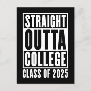 Rak Outta College Class of 2025 Vykort