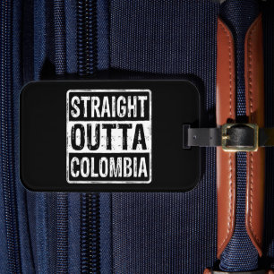 Rak Outta Colombia Black White Bagagebricka