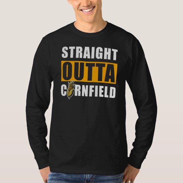 Rak Outta Cornfield Maj T Shirt (Framsida)