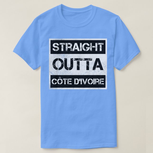 Rak Outta Cte Côte Traveler Gift Land E T Shirt (Design framsida)