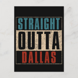 Rak Outta Dallas Texas TX USA Vykort