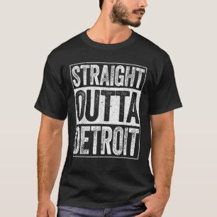 Rak Outta Detroit Michigan-stat T Shirt