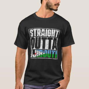 Rak Outta Djibouti Flagga T Shirt