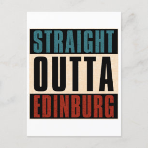 Rak Outta Edinburg Texas TX Vykort
