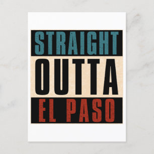 Rak Outta El Paso Texas TX USA Vykort