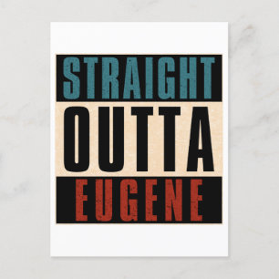 Rak Outta Eugene Oregon OR Vykort