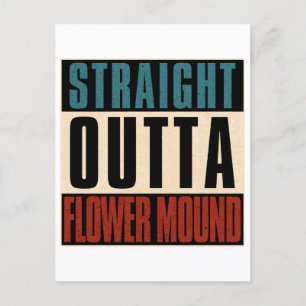Rak Outta Flower Mound Texas TX Vykort