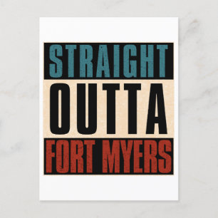 Rak Outta Fort Myers Florida FL Vykort