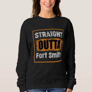 Rak Outta Fort Smith Usa Retro Distress Vin T Shirt