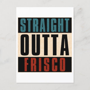 Rak Outta Frisco Texas TX Vykort