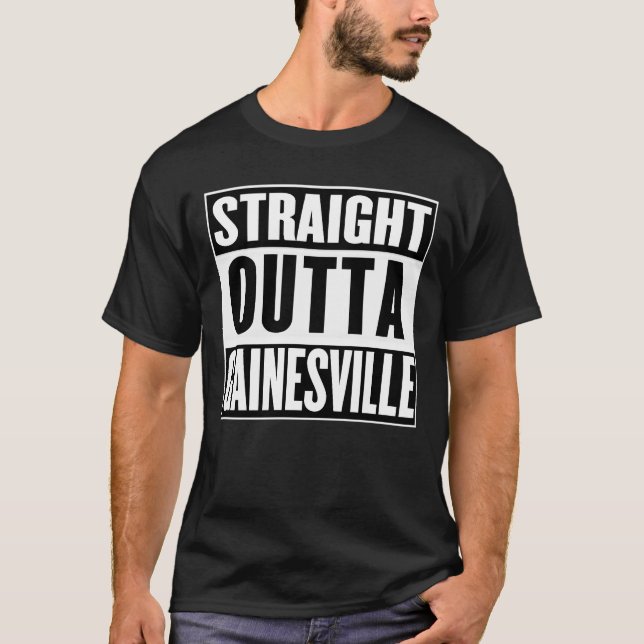 Rak Outta Gainesville T-tröja T-shirt (Framsida)