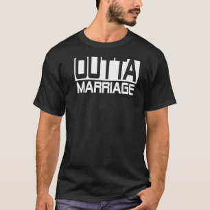 Rak Outta Giftermål Funny Divorce Party T Shirt