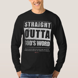 Rak Outta Gods Ord John 3 16 Jesus Christian Chris T Shirt