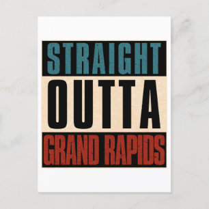 Rak Outta Grand Rapids Michigan MI Vykort
