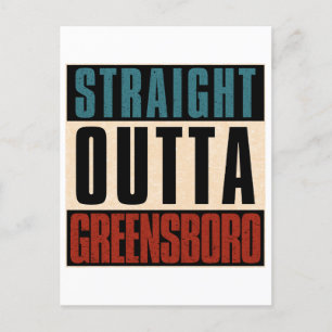 Rak Outta Greensboro North Carolina NC Vykort