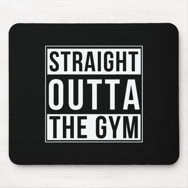 Rak outta Gym Funny Bodybuilding Weightli Musmatta (Framsidan)