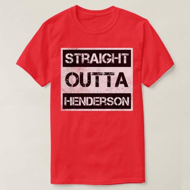 Rak Outta Henderson Nevada Vintage Distress T Shirt (Design framsida)