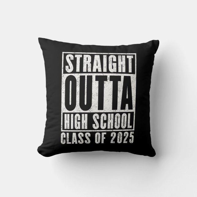 Rak Outta High School 2025 (Disted) Kudde (Framsida)