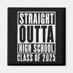 Rak Outta High School 2025 (Disted) Magnet