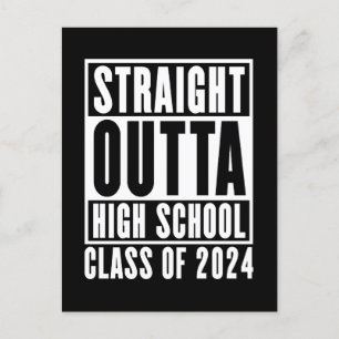 Rak Outta High School Class 2024 Vykort