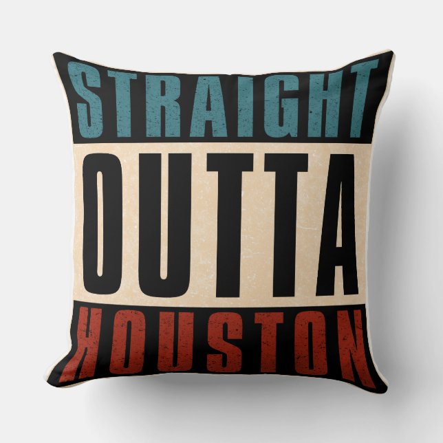 Rak Outta Houston Texas TX USA Kudde (Framsida)