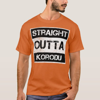 Rak Outta Ikorodu Nigeria Vintage Distress T Shirt