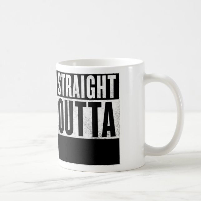 RAK OUTTA kaffe koppar för personlig (Höger)