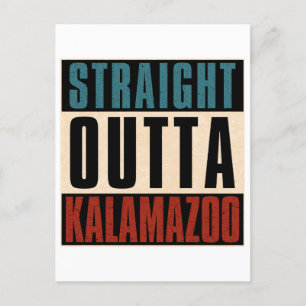 Rak Outta Kalamazoo Michigan MI Vykort