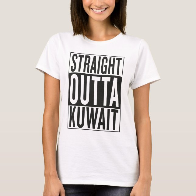 rak outta Kuwait Tee (Framsida)