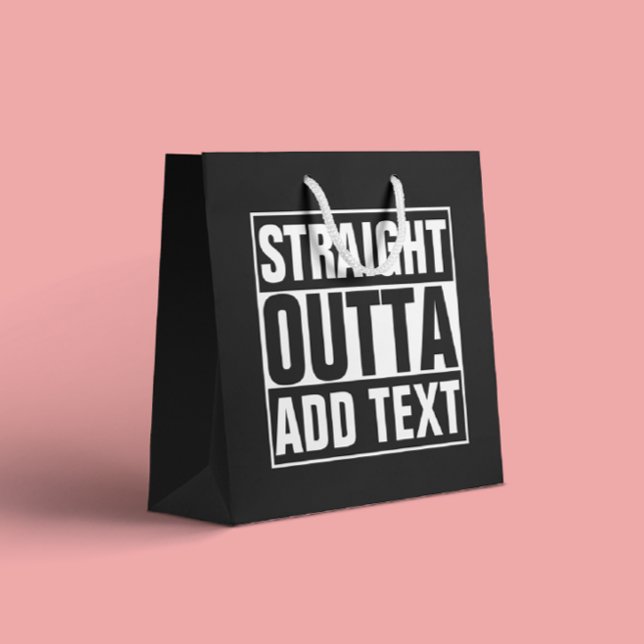 RAK OUTTA - lägg till texten här/skapa egen (Skapare uppladdad)