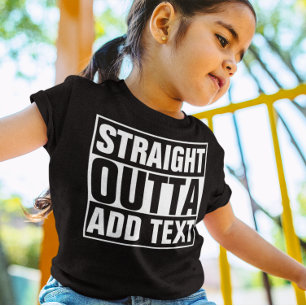 RAK OUTTA - lägg till texten här/skapa egen T-shirt