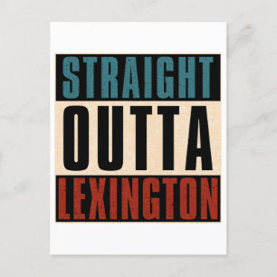 Rak Outta Lexington Kentucky KY Helg Vykort