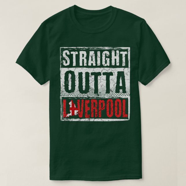 Rak Outta Liverpool T Shirt (Design framsida)