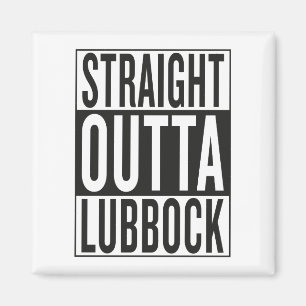 rak outta Lubbock Magnet